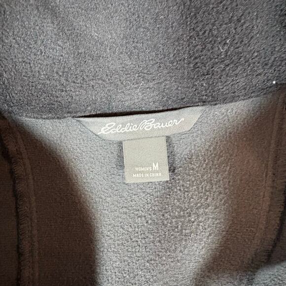 Eddie Bauer Women Softshell Grey Coat with Hood Medium - Picture 3 of 7